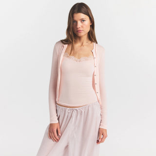SHEER MODAL CARDIGAN | PRIMROSE