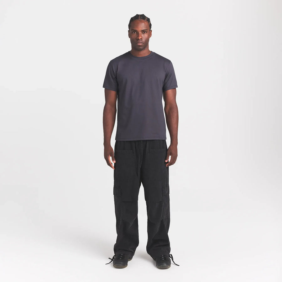 HEAVYWEIGHT COTTON MENS CLASSIC CREWNECK | RAVEN