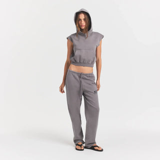 BOYFRIEND FLEECE MUSCLE PULLOVER | SHADOW