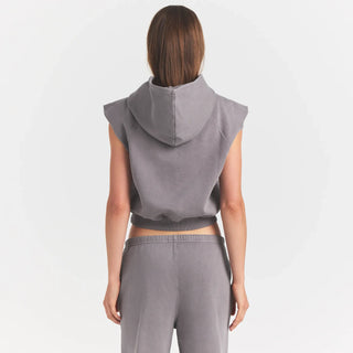 BOYFRIEND FLEECE MUSCLE PULLOVER | SHADOW