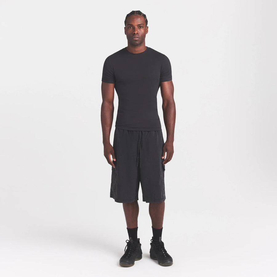 SKIMS COTTON RIB MENS T-SHIRT | ONYX