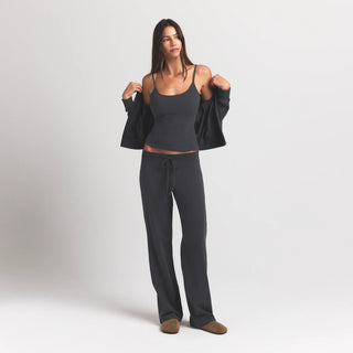 COTTON JERSEY SCOOP NECK CAMI | ASH