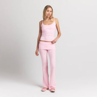 COTTON JERSEY SCOOP NECK CAMI | CHERRY BLOSSOM