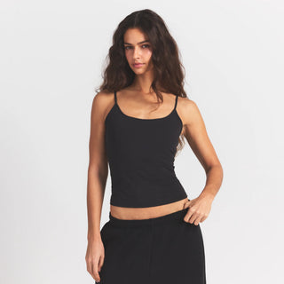 COTTON JERSEY SCOOP NECK CAMI | SOOT