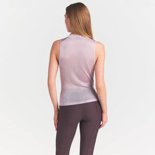 SLINKY KNIT MOCK NECK TANK | IRIS MICA