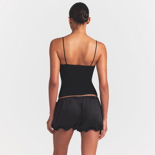 REFINED KNIT CAMI | OBSIDIAN
