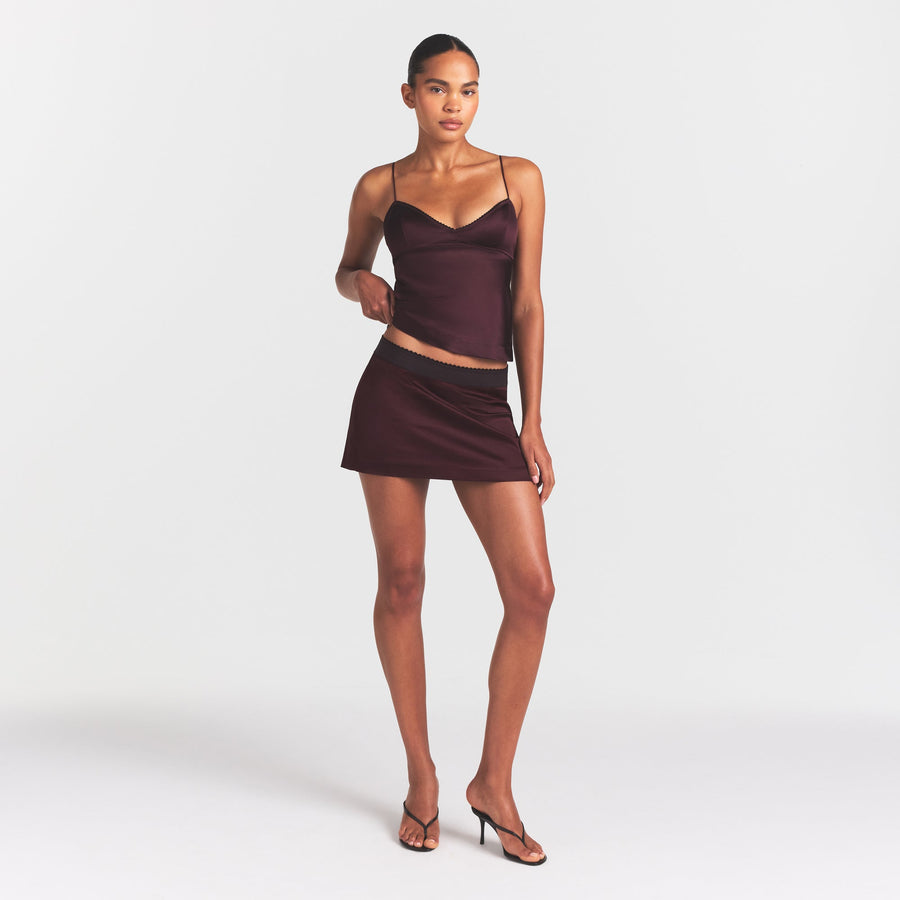 SATIN CAMI | CURRANT