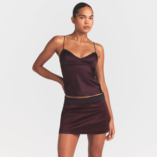 SATIN CAMI | CURRANT
