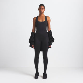 NikeSKIMS VINTAGE SEAMLESS RACER BACK TANK | OBSIDIAN