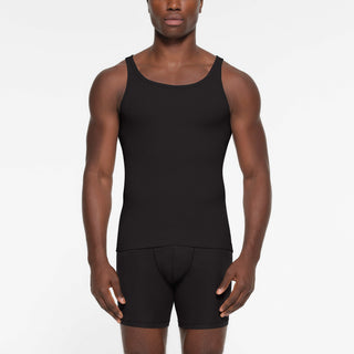 SKIMS COTTON MENS RIB TANK 3-PACK | FAWN MULTI