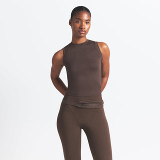 NikeSKIMS AIRY MUSCLE TEE | DARK SEPIA