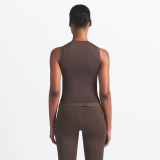 NikeSKIMS AIRY MUSCLE TEE | DARK SEPIA