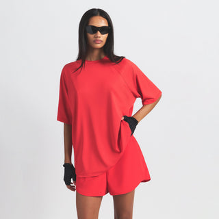 NikeSKIMS AIRY OVERSIZED TEE | RUBY
