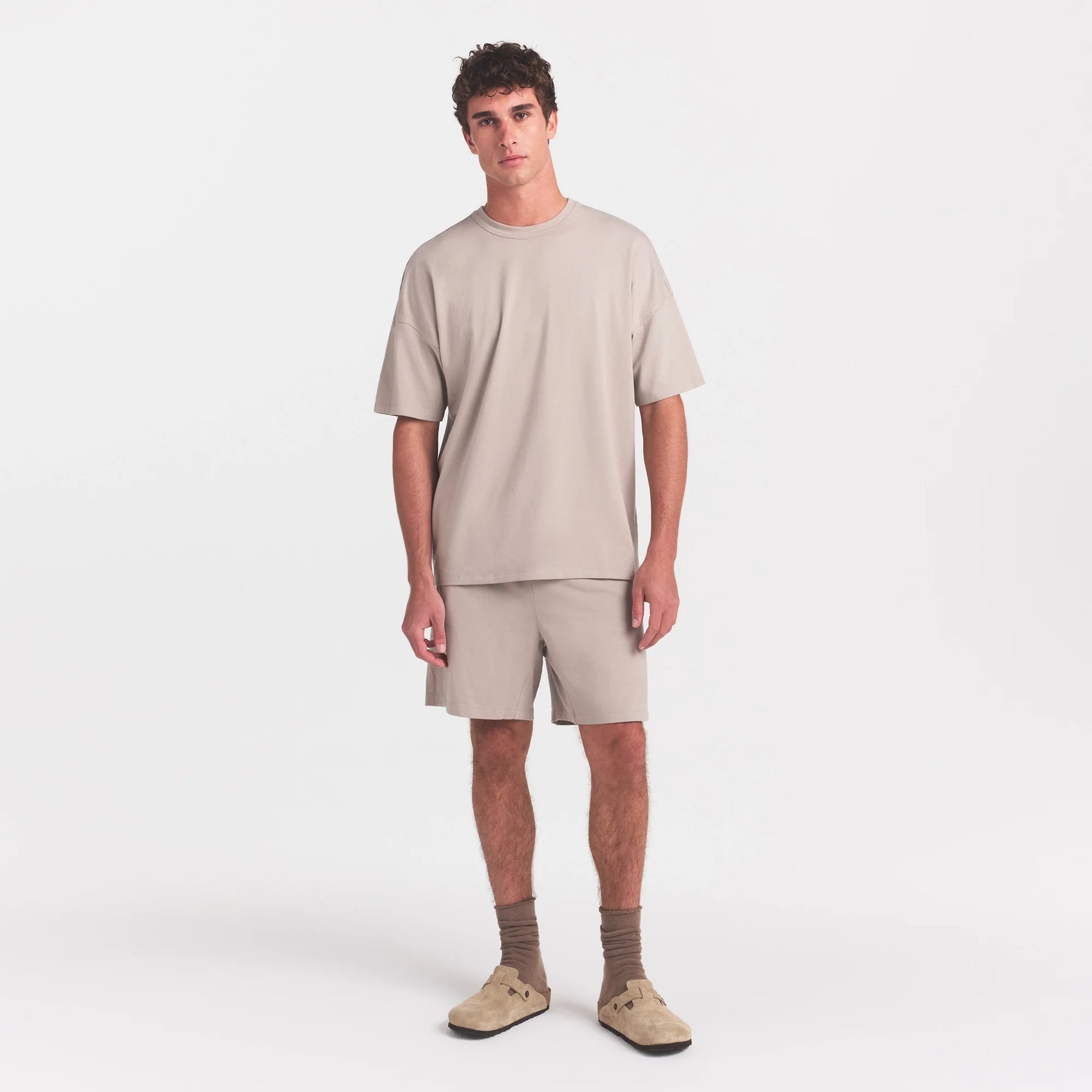 JERSEY LOUNGE MENS OVERSIZED T-SHIRT | LINEN