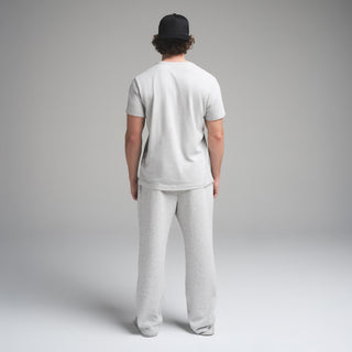 SKIMS COTTON MENS CLASSIC T-SHIRT | LIGHT HEATHER GREY