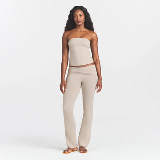 COTTON JERSEY TUBE TOP | STONE
