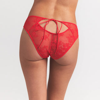 ULTRA FINE LACE PEEK-A-BOO BIKINI | RUBY