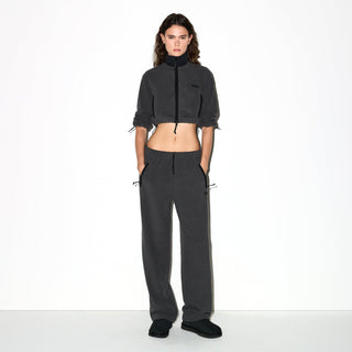 OUTDOOR FLEECE STRAIGHT LEG PANT | ASH