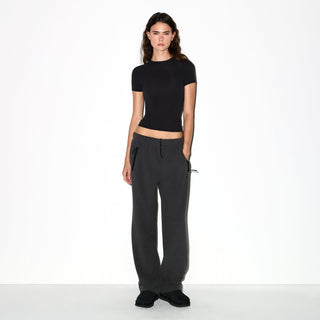 OUTDOOR FLEECE STRAIGHT LEG PANT | ASH