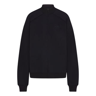 NikeSKIMS MATTE TRICOT OVERSIZED TRACK JACKET | OBSIDIAN