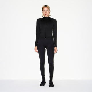 NikeSKIMS MATTE MOCK NECK FULL ZIP JACKET | OBSIDIAN
