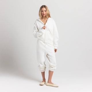 COTTON FLEECE CLASSIC ZIP UP HOODIE | MARBLE