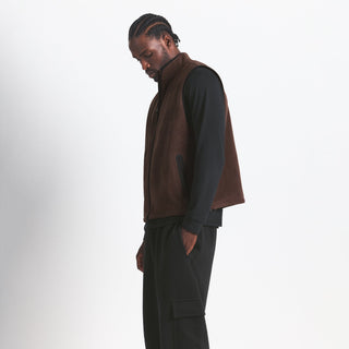ARCTIC FLEECE MENS VEST | ESPRESSO